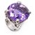 DIOR MISS DIOR GM T RING51 LE BAL COLLECTION IN WHITE GOLD DIAMONDS AND AMETHYST Silvery  ref.311446