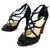 CHRISTIAN LOUBOUTIN BURLINETTE SHOES 100 3161035 37 Sandals with heels Black  ref.311472