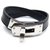 Hermès Kelly lined lap bracelet  18 CM PALLADY BLACK LEATHER + LEATHER BOX  ref.311525