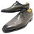 NEW BERLUTI RICHELIEU ALESSANDRO SHOES 9.5 43.5 BROWN LEATHER SHOES  ref.311617