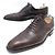 Hermès SCARPE HERMES JOHN RICHELIEU 41 scarpe in pelle marrone