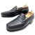 NEW JM WESTON SHOES 180 Church´s Loafers 5.5D 40 BLACK SEED LEATHER SHOES  ref.311859
