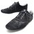 LOUIS VUITTON sneakers SHOES 36.5 BLACK SUEDE SILVER REFLECTIONS SNEAKERS  ref.312033