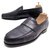 JOHN LOBB MOCCASINS FINEDON SHOES 8E 42 ANTHRACITE LEATHER SHOES Dark grey  ref.312045