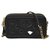 Tory Burch Fleming Soft Mini Bag in Pelle Nera Nero  ref.312157