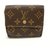 Louis Vuitton Porte-monnaie Marrone Tela  ref.312228