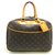 Louis Vuitton Bowling Vanity Brown Cloth  ref.312275