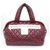 Chanel Handtasche Rot Leder  ref.312314