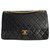 Chanel Classic Flap Preto Couro  ref.312470