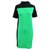 Calvin Klein Black and Green Dress  ref.312674