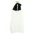 Reformation Camisa marfil sin mangas con lazo negro Blanco Crudo  ref.312680