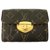 Louis Vuitton Braun Monogram Etoile Portofeuille Kompakte Brieftasche Leinwand  ref.312924