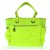 Chanel tote bag Green Cloth  ref.313247