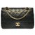 Timeless Prächtige Chanel Classique Tasche aus schwarzem gestepptem Leder, garniture en métal doré  ref.313648