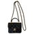 Chanel Runway Black Lambskin Flap Coin Purse with Chain  ref.313649