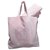 Chanel shopper beach bag Pink Cotton  ref.314237