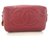 Chanel Clutch Rot Leder  ref.314281