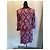 Diane Von Furstenberg Vestido de seda DvF Laetitia con estampado de rombos Multicolor Fucsia - vista 2