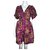 Anna Sui vestido de seda com slip Multicor  ref.314308