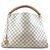 Louis Vuitton Artsy MM Damier Azur Canvas White Leather  ref.314349