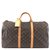 Louis Vuitton Keepall 50 Tela monogram Marrone Pelle  ref.314372