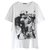 Alexander mcqueen 2009 Dog Save McQueen T-Shirt White Cotton  ref.314385