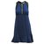 3.1 Phillip Lim Vestido elegante azul escuro e preto com zíper Viscose Fibra de celulose  ref.314575