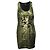 Robert Rodriguez Goldenes Paillettenkleid Metallisch