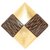 Yves Saint Laurent MADEIRA DOURADA Marrom Dourado Metal Resina  ref.314993