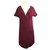 Vermelho escuro (Borgonha) Vestido de seda balenciaga Bordeaux  ref.315223