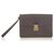 Louis Vuitton Brown Taiga Belaia Clutch Bag Dark brown Leather  ref.315324