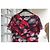 Top de seda Diane Von Furstenberg Rojo Floating Florals Night Roja - vista 8
