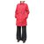Burberry Mackintosh t type raincoat 40 Red Cotton Rubber  ref.315450