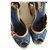 Sandálias Louis Vuitton Azul Couro  ref.315704