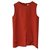 Christian Dior Red Silk Top Sz 40 Vermelho Seda  ref.316264