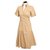 Diane Von Furstenberg DvF Vintage Bellette Kleid Karamell Baumwolle  ref.316388