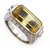 RING REPOSSI SIGNET T50 gelbes Gold 18K CITRIN & DIAMANTEN GOLD DIAMANTRING Golden  ref.316493