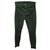 J Brand Dark Green Pants with Tears Cotton  ref.316562