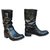 Free Lance Biker model boots 4 Mid Strap p 37 Black Leather  ref.316716