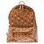 MCM Backpack Brown Cloth  ref.317010