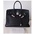 Acapulco Hermès Borsa HERMES BIRKIN 35 Noir Nero - vista 2