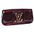 Louis Vuitton Clutch de charol Sobe burdeos Roja - vista 2
