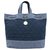 Chanel Denim Drawstring Tote Bag Blue  ref.317290