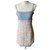 Chanel Kleider Blau Tweed  ref.317700