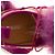 Sneakers Dsquared2 Viola in Pelle e Pelliccia di Procione 37 Rosa Porpora - vista 2