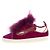 Sneakers Dsquared2 Viola in Pelle e Pelliccia di Procione 37 Rosa Porpora - vista 5