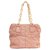 Miu Miu Pink Chevron Quilted Tote Leather  ref.318119