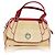 Shanghai Tang Borsa a mano in pelle rossa Carne