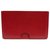 Hermès Hermes wallet Red Leather  ref.318329