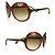 Tod's TO 30 69F Gafas de sol gradientes extragrandes para mujer con montura redonda roja burdeos - vista 5
